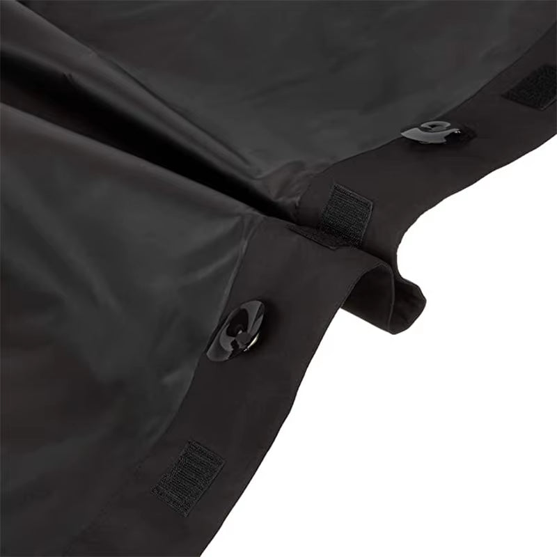 Amity Multifunctional Portable Suction Cup Blackout Curtains in Elegant Black Polyester for Home and Office